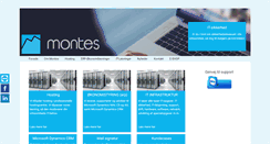 Desktop Screenshot of montes.dk